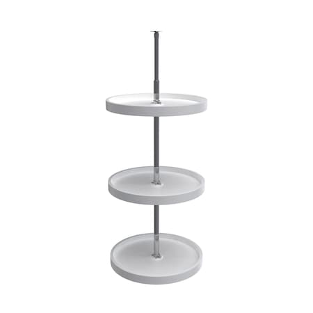 Rev-A-Shelf Polypropylene, White, 18 in W, 38 in H, 18 in D, 18 in L, White 6013-18-11-526